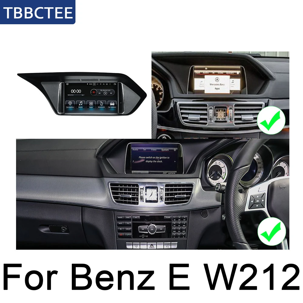 

For Mecerdes Benz E W212 2013~2014 NTG Android car multimedia player gps navigation original style HD screen WiFi BT Map