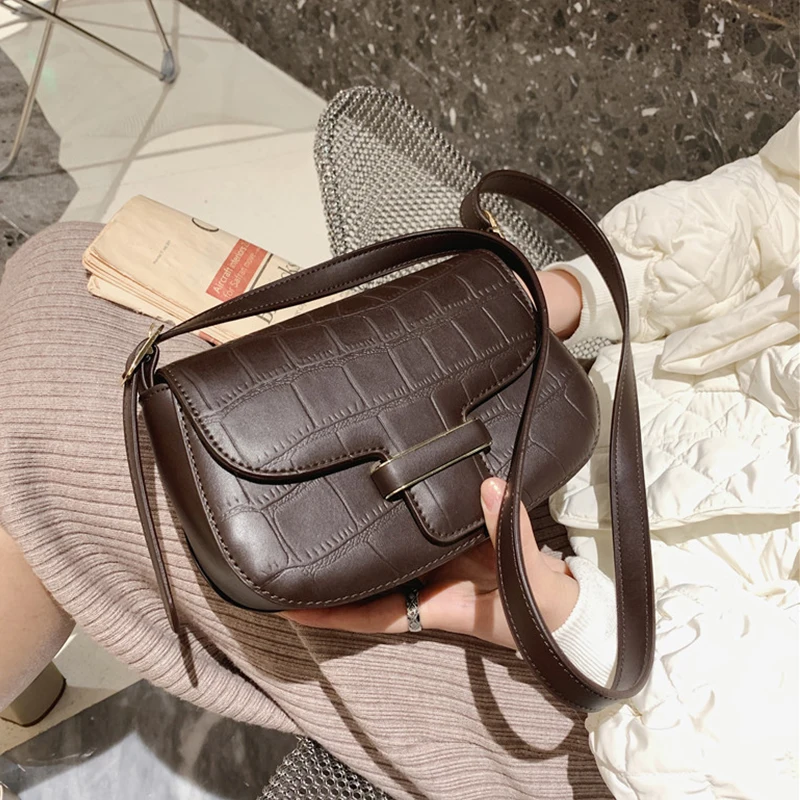 Vintage Shoulder Crossbody Messenger Bags For Women 2021 Fashion Female Handbags Purse Travel Luxury Design Hand Bag High Qualit | Багаж и