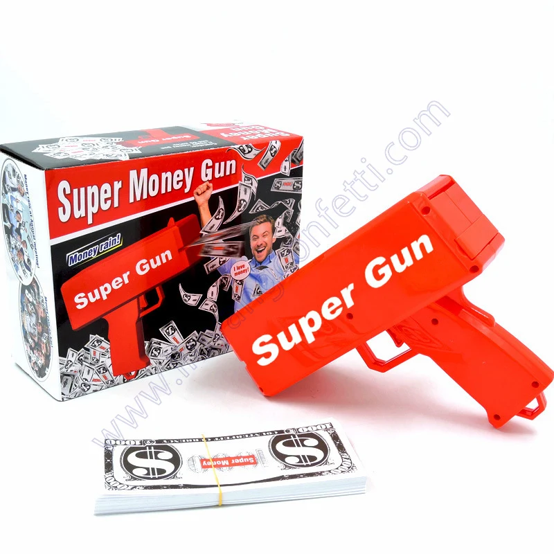 TD® pistolet a billet de banque cash gun jouet pas cher distributeur d –