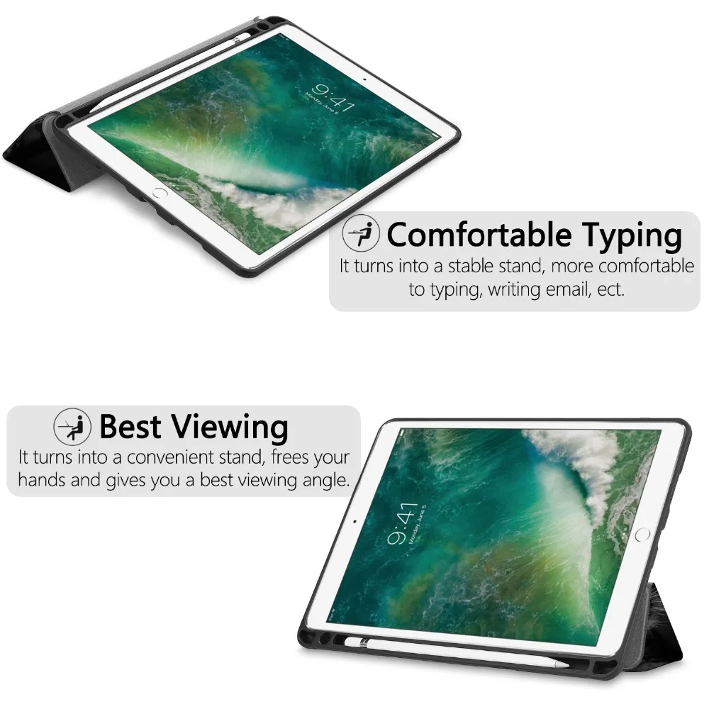 3D HD Чехол для iPad Pro 11 ультра тонкий умный чехол для Pro 11 Магнитный чехол с держателем карандаша