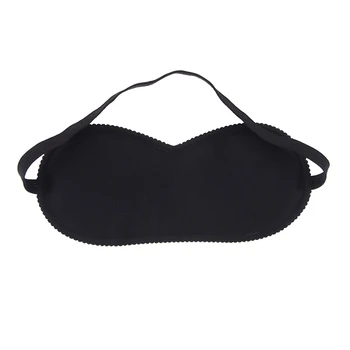 

Soft Portable Eye Mask Black Fast Sleeping Eyeshade Cover Eye Masks Shade Patch Women Men Blindfold Travel Sleepmasker