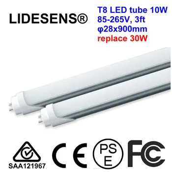 

2x Nature White 4000K 3ft 90cm 10W Light Tube LED T8 Easy to Replace 30W Fluorescent Tube 110V 220V 240V