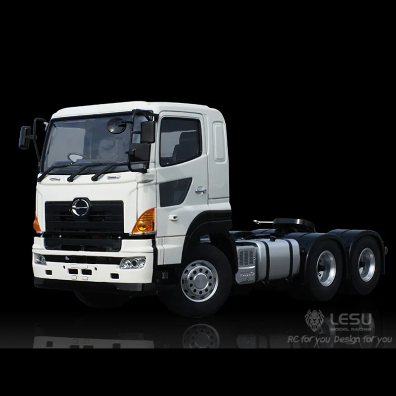 1/14 LESU Hino700 6x4 RC тягач прицеп грузовик Металлическое шасси|Радиоуправляемые