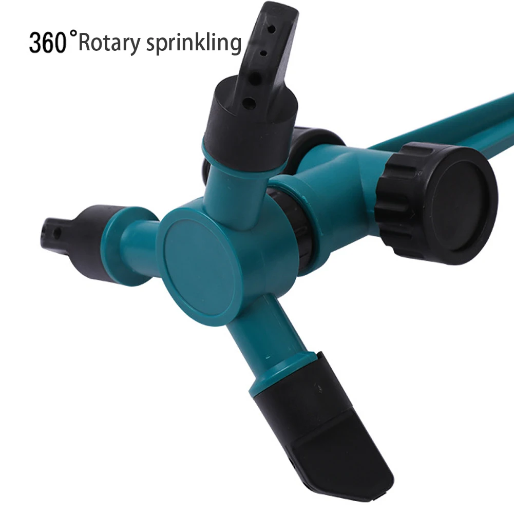 360 Degree Three Arm Automatic Rotating Irrigate Lawns Sprinkler Water Sprayer Circular Watering Irrigation Garden Lawn Supplies