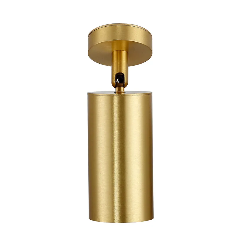 

Clothing Store Commercial Nordic Living room Background Gold Color Surface Mounted Home Golden Spotlight RF74