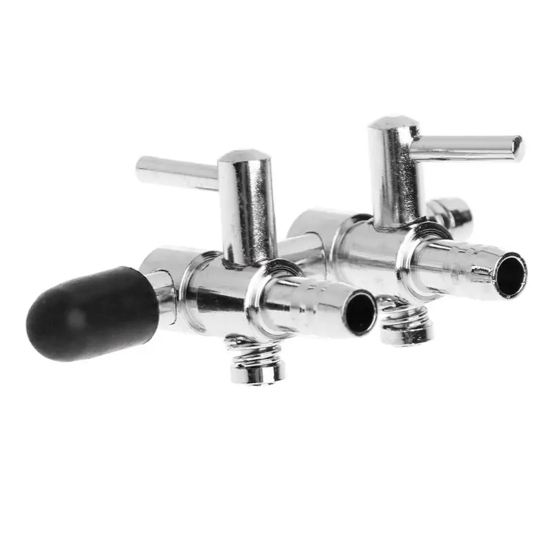 Aquarium Tank Air Pump Flow Tube Pipe Line Stainless Steel Control Valve New | Дом и сад
