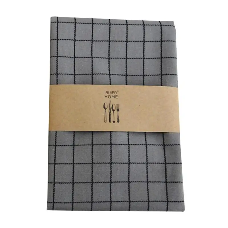 

1-Piece Fashion Modern Simple Grid Placemats Mat Cup Bowl Holder for Kitchen Home