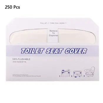

Disposable Toilet Seat Covers Travel Portable Flushable Universal Safety Hygienic Protection Wood Pulp Bathroom Potty Shields