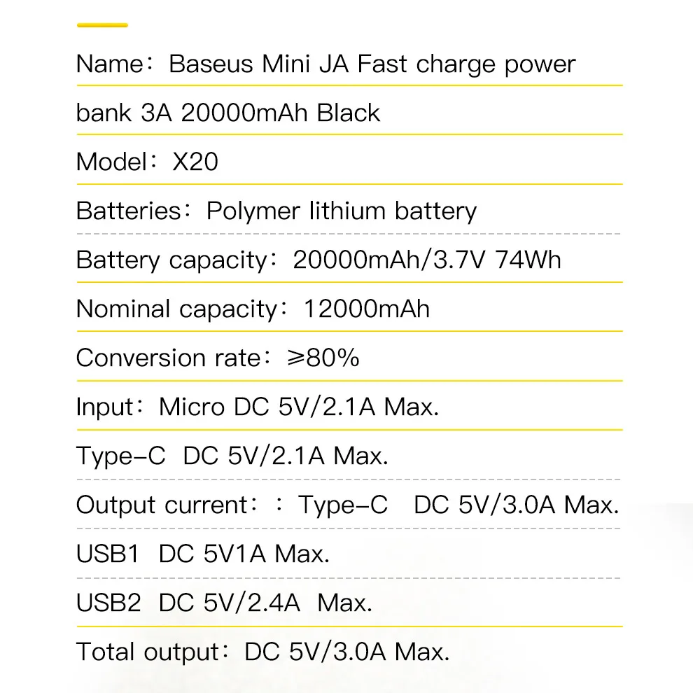 Baseus power Bank 20000 мА/ч, высококачественный внешний аккумулятор, аварийный аккумулятор для iPhone 11 Pro, huawei, usb type C, PD, быстрая зарядка