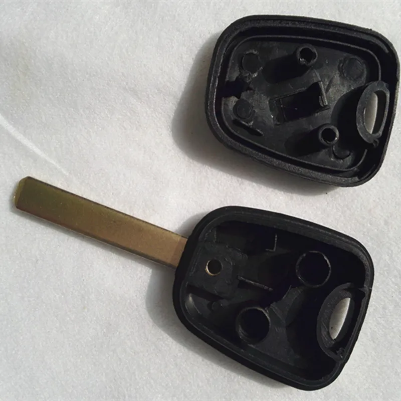 DAKATU WITH LOGO TRANSPONDER AUTO CAR KEY COVER REPLACEMENT CASE FOR CITROEN C1 C2 C3 PLURIEL UNCUT VA2 BLADE