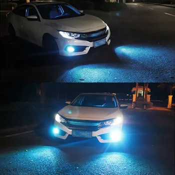 

881 LED Headlight Fog Light Bulb DRL Hi/Lo Beam 70W 8000K Ice Blue Part Set Kit