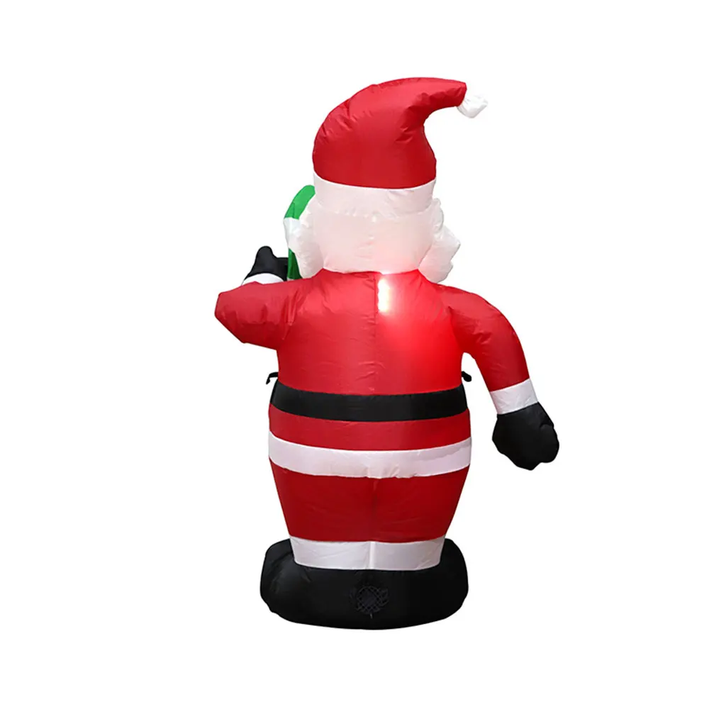 Inflatable Statue Christmas Drop Ornaments Yard Garden Airblown Santa Claus Giant 120cm Home Decoration Supper Market Cute