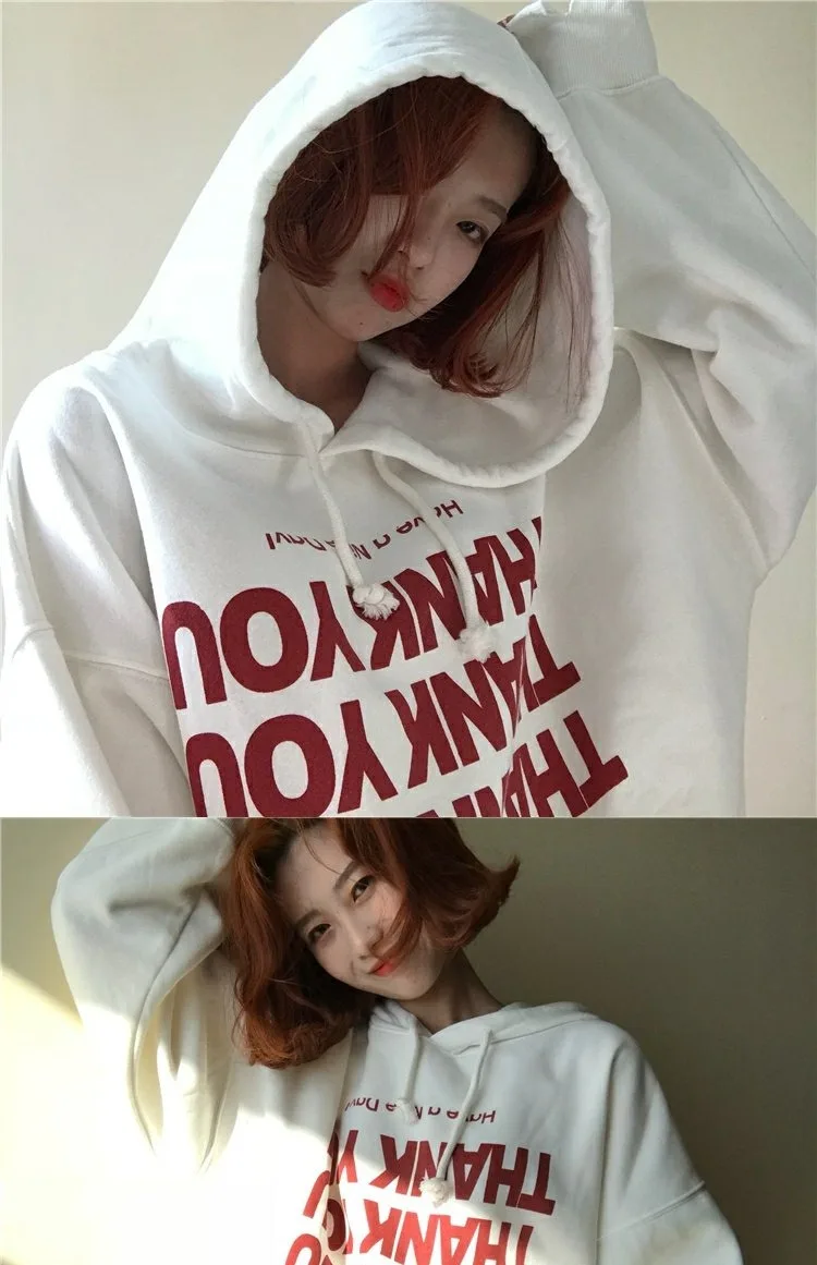 Sudadera Mujer, корейский стиль, Толстовка для женщин, одежда, Harajuku, с принтом, длинный рукав, флис, с капюшоном, кофты, женские толстовки