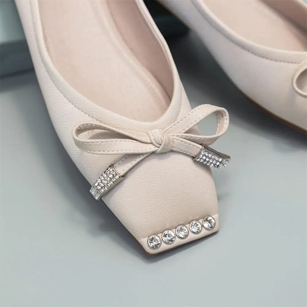 Г., весенне-Летняя женская обувь удобная модная женская обувь из натуральной кожи с закрытым носком, украшенная бабочкой