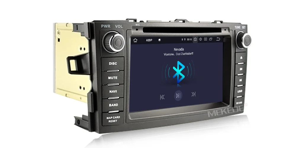 4/8 core 7 дюймов Android 9,0 Автомобиль Радио Мультимедийный видеоплеер gps WiFi 2 din для Toyota Auris 2008-2012 сенсорный экран mp5 экран Камера