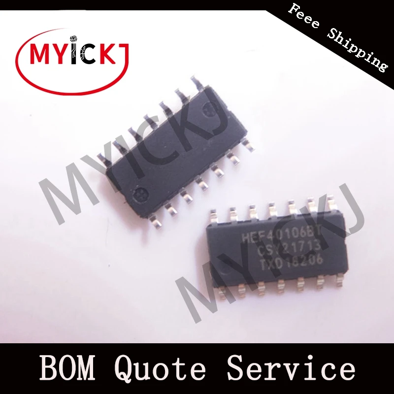 

10PCS HEF40106BT Hex inverting Schmitt trigger IC CHIP SOP14