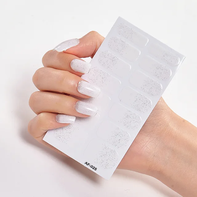 Full Cover Nail Stickers Nail Polish Nail Decoration Nails Sticker Designer Self Adhesive Nail Sticker Creative Nailart Sticker AF025