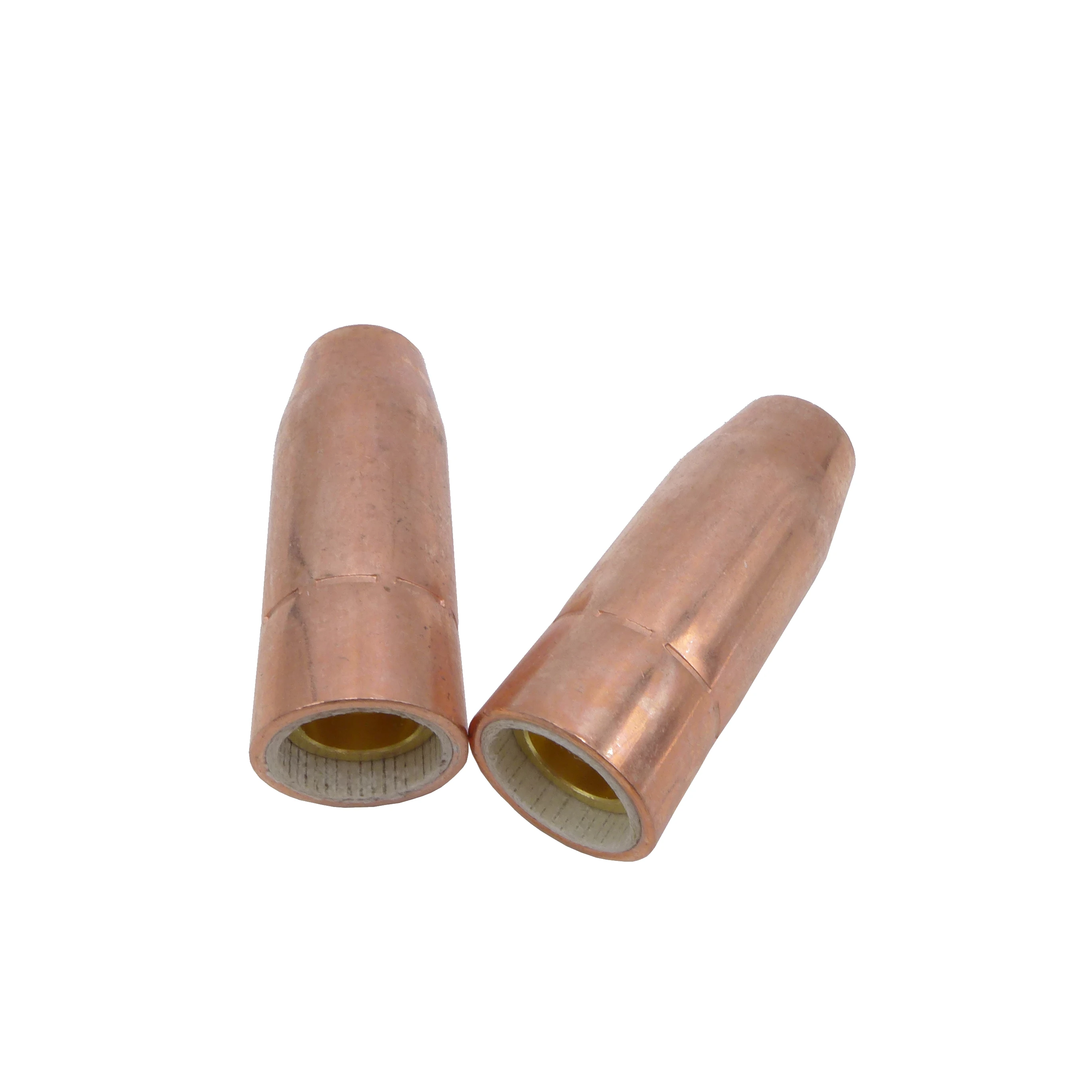 

2PCS QTB-100AF NV-100T-2.5 Mig Welding Torch Accessory Gas Nozzle 21-50 For T weco Mini/#1 Lin-coln Magnum 100L Mig Guns