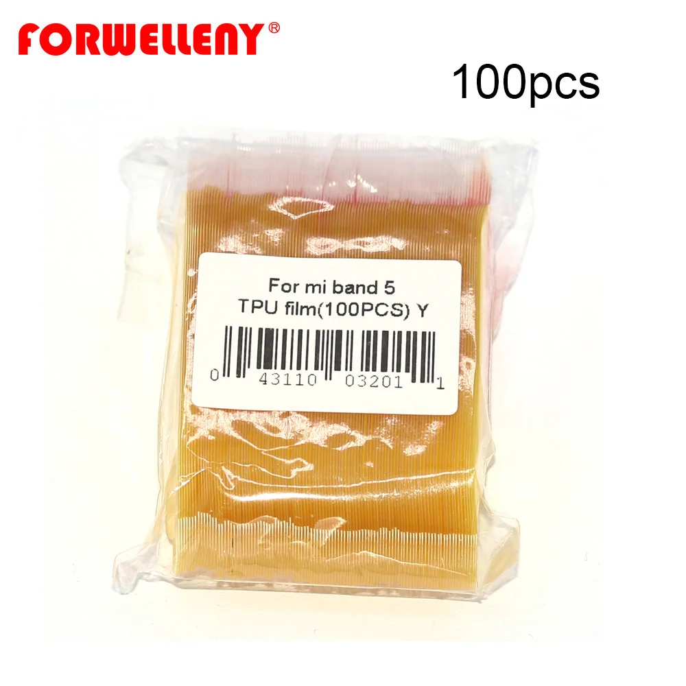 

100pcs For Mi Band 5 TPU Screen Protector Film Smart Wristband no pack