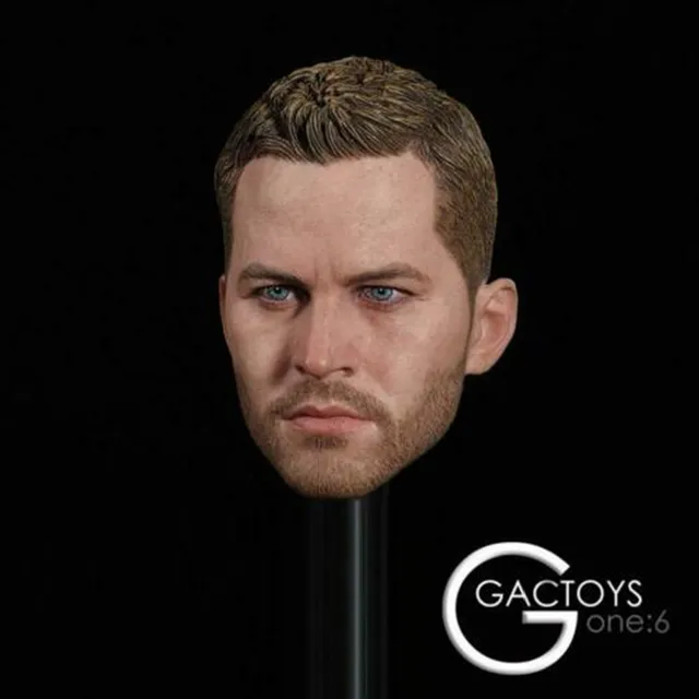 1/6 Paul Walker 1:6 head carving model GACTOYS GC028 F 12 