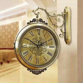 

Vintage Silent Wall Clock Modern Design Retro Wall Clock Living Room Reloj De Pared Home Decoration Best Selling 2018 Products