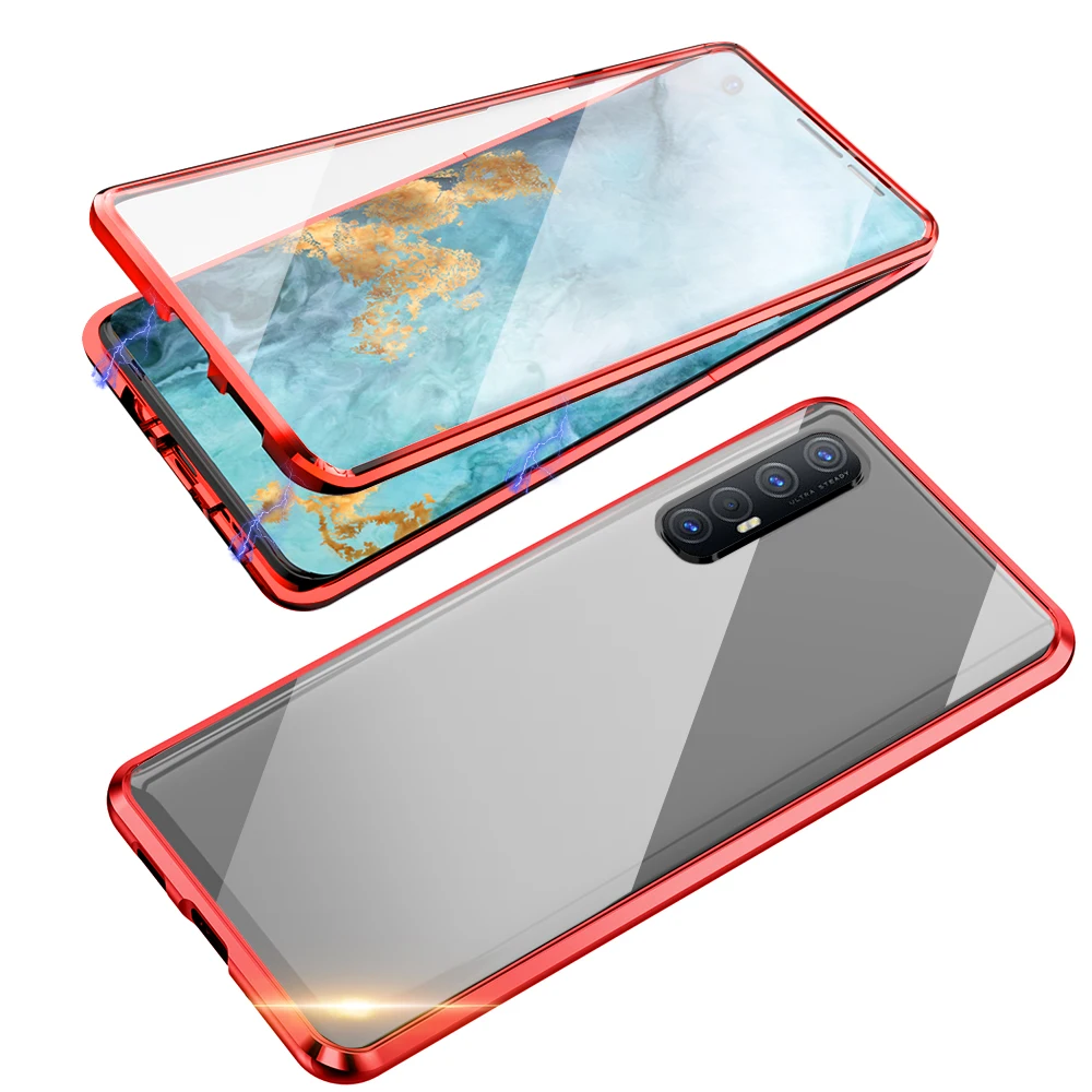 Магнитный чехол для Huawei Honor 30 Pro/V30 Pro/30S/20 Pro универсальный защитный двухсторонний