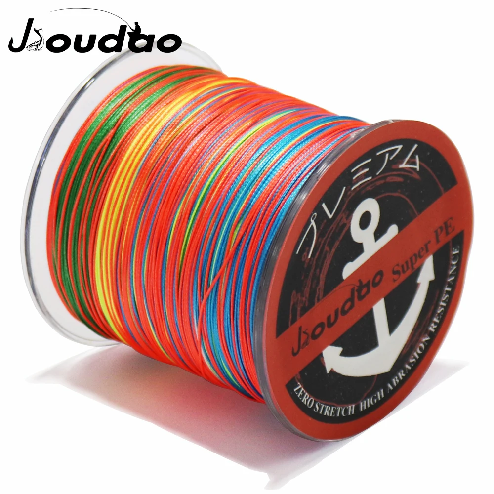Jioudao PE Braid Fishing Line 300M 8 Strands Multifilament Braided Fishing Wire Carp Fishing 8lb-160lb for Freshwater Saltwater