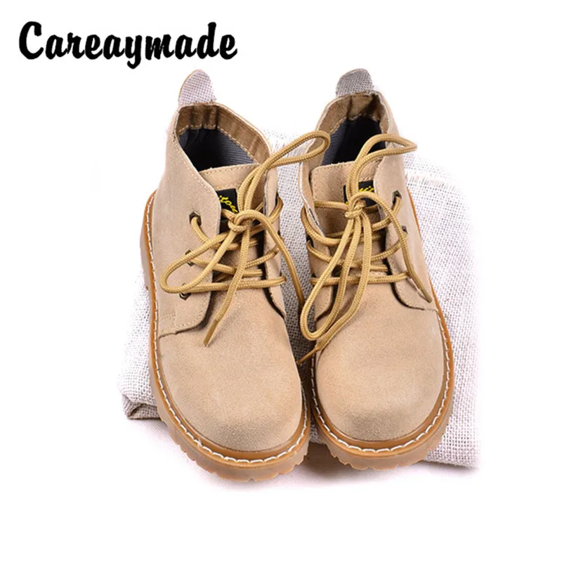 Careaymade новый стиль Натуральная кожа Обувь однотонные туфли без каблуков ручной