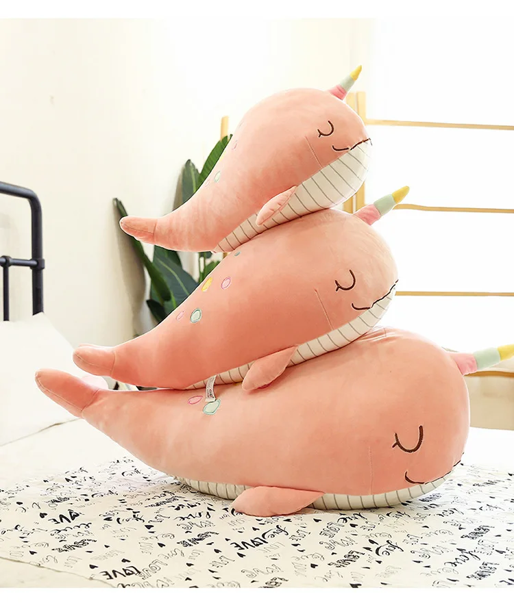 [Nasi] Dreamy подушка в форме Кита морского организма Единорог КИТ мягкая игрушка для детей для сна с подушкой подарок