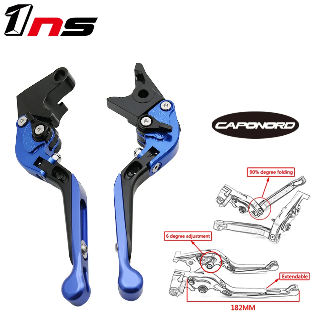 

CNC Motorcycle Accessories Folding Extendable Brake Clutch Levers For Aprilia CAPONORD ETV1000 ETV 1000 2002-2007
