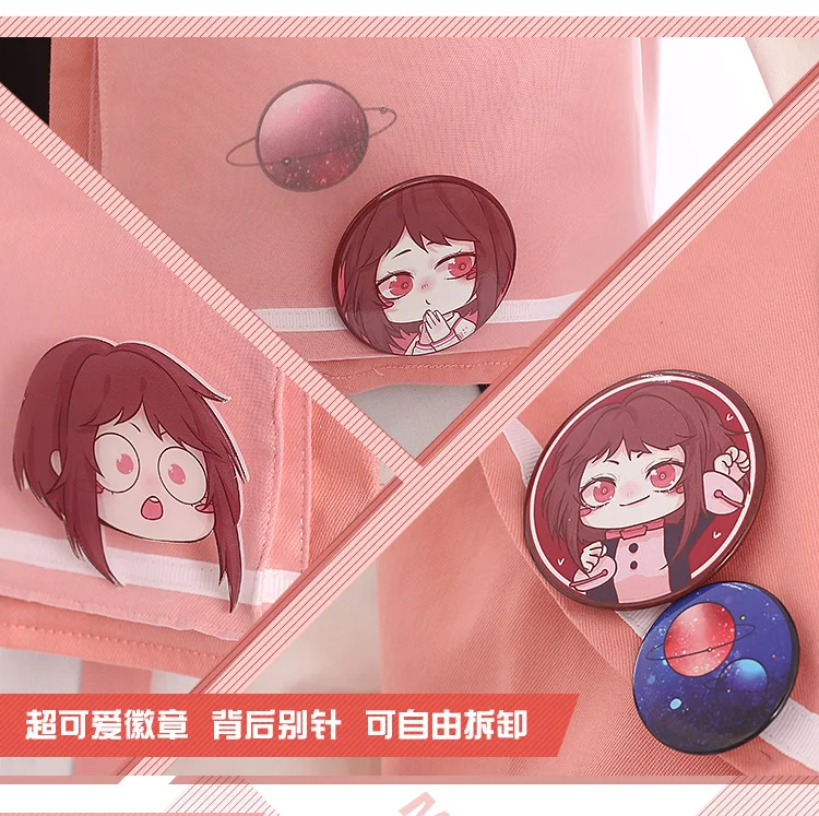 Аниме Boku no MY HERO Academy figure OCHACO URARAKA Косплей Костюм Повседневная одежда полный набор для женщин Новинка