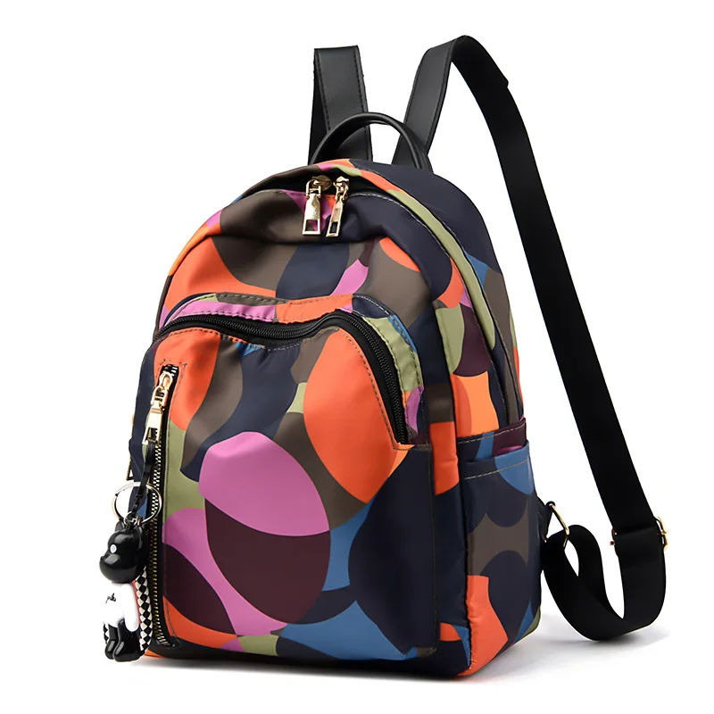 

Cute Women Designer High Quality Oxford Harajuku Bag Black Anti Theft Travel Casual School Bags for Teenage Girls Backpack