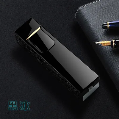with box Вырезка искусство USB Зажигалка водонепроницаемый перезаряжаемый камуфляж плазменная Зажигалка для наружного кемпинга спорта сигарета курительная зажигалка - Цвет: with box