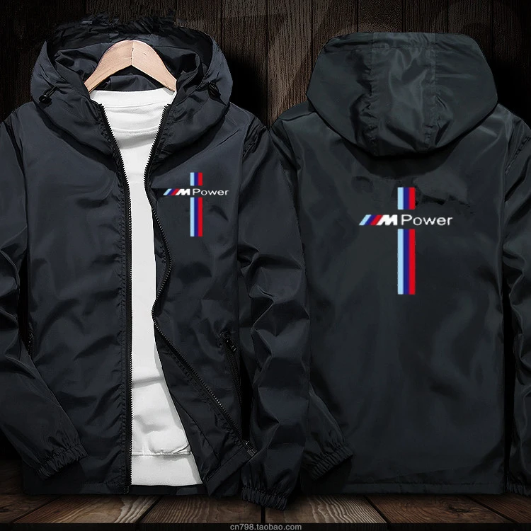 

Motorcycle for bmw Jacket Windproof Jacket Mobike Riding Hooded Suit Windbreaker Sweatshirts Racing zipper Coat