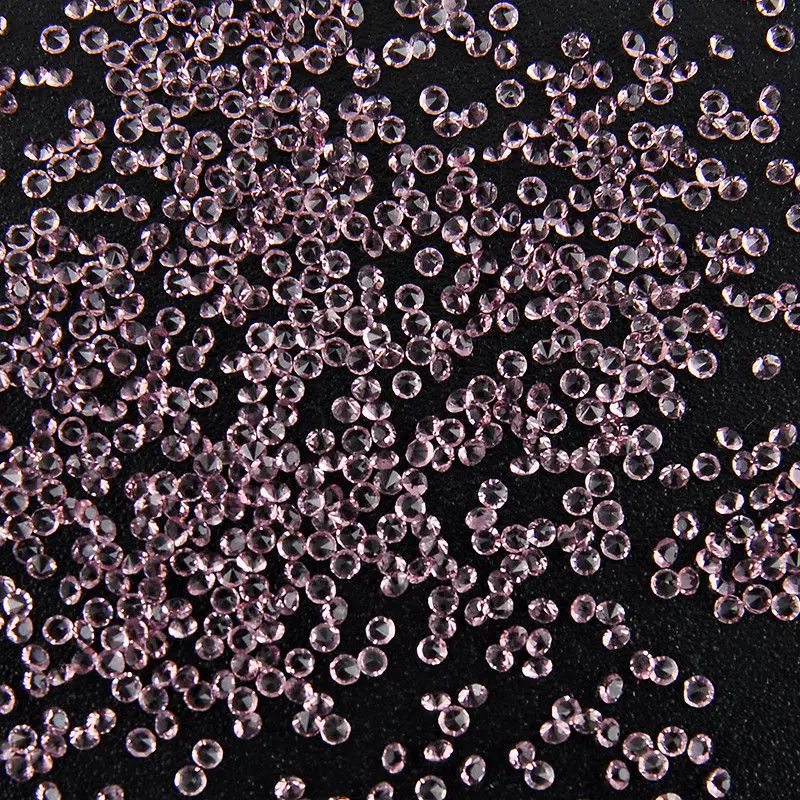 light pink 1000 шт 1,2 мм Кристалл 3D дизайн ногтей микро мини Стразы ювелирные изделия DIY - Цвет: light pink