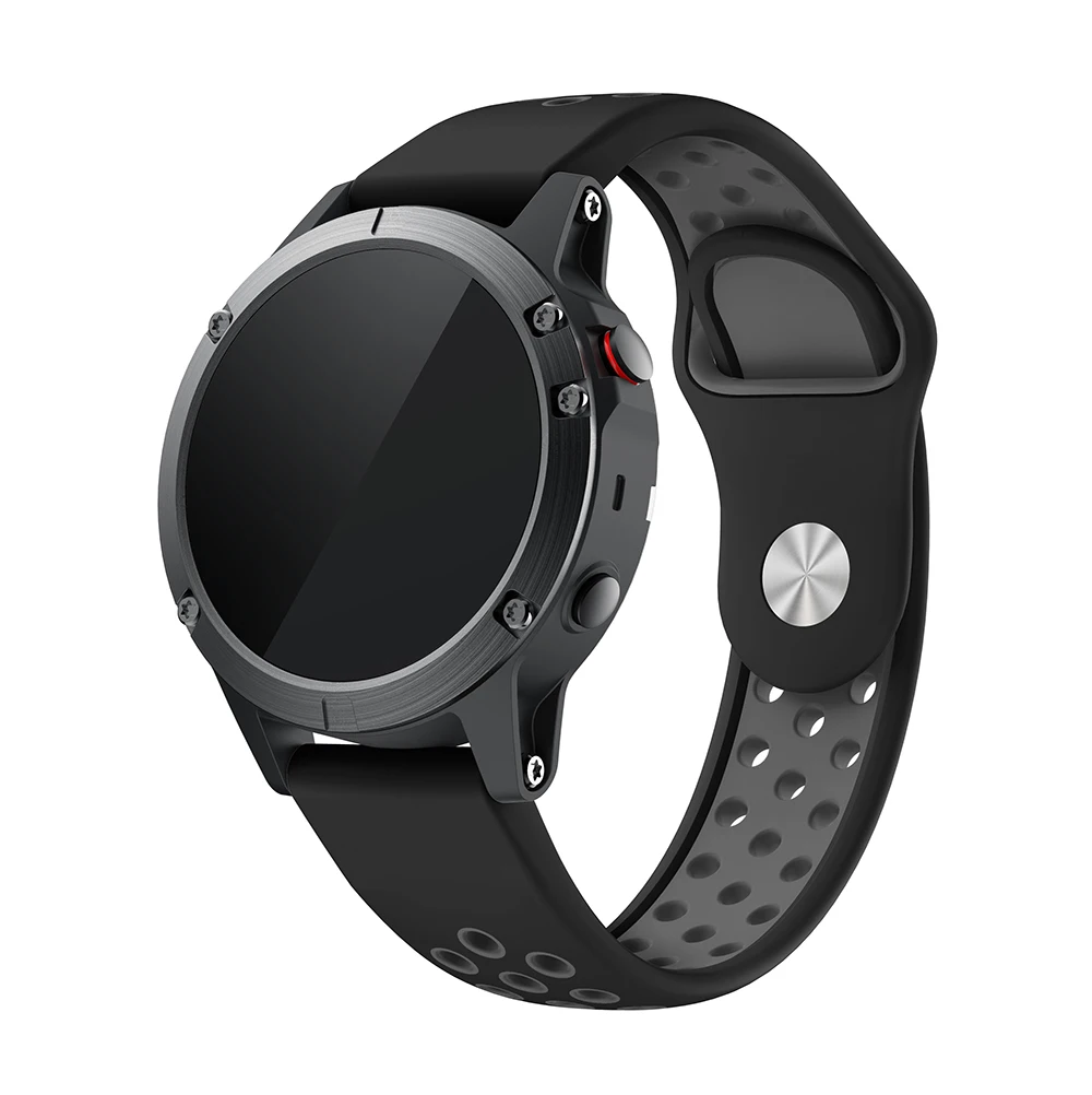 22 мм силиконовый ремешок для Garmin Fenix 5/5 Plus/Approach S60/Quatix 5/Forerunner 935 ремешок для часов простой и быстрый установка подходит для наручных часов