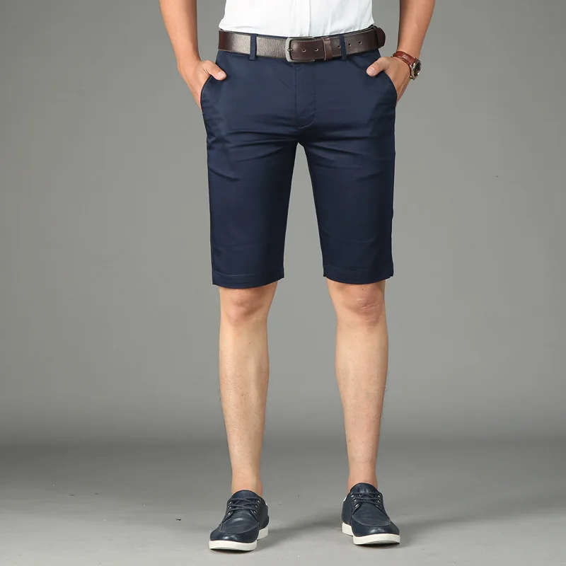 

Brand MEN'S Wear Summer Thin Section Business Casual Short Pants Men's Large Size Straight-Cut Shorts 1502