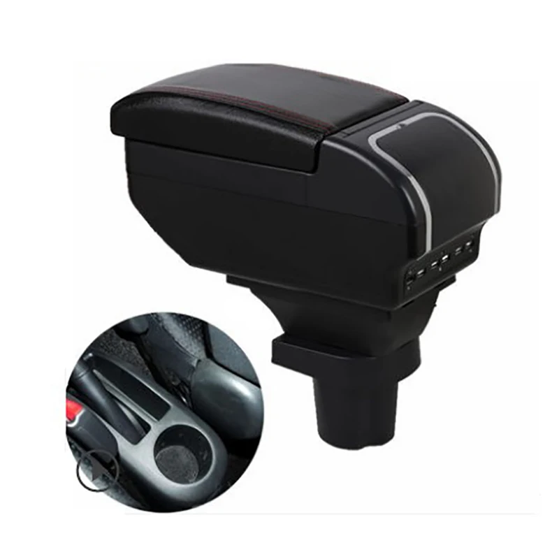 Автомобиль для Toyota Yaris Vitz подлокотник коробка центральный Pad Usb интерфейс