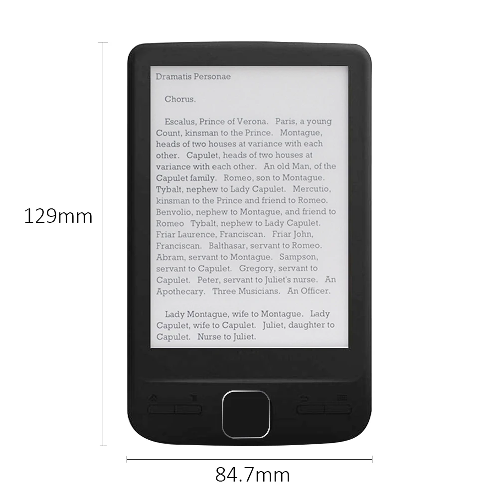 4.3 inch E-Ink Display Ebook Reader 800x600 Ereader Electronic Paper Book with Front Light PU Cover Employee Benefits Gifts