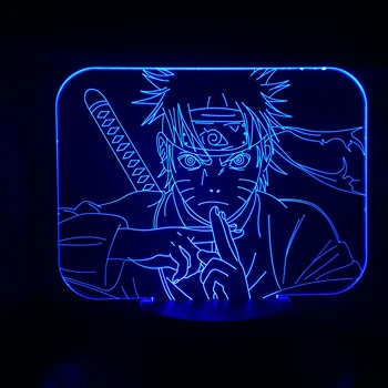 

LED Night Light USB Touch Sensor Naruto Uzumaki Home Decorative Lamp Child Kids Table Lamp Bedroom Sleep Touch Button Desk Lamp