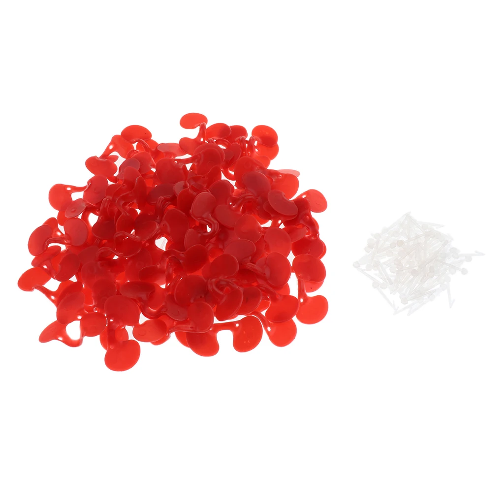 100 Pcs Chicken Pinless Peepers Poultry Glasses Blinders Anti-Pecking Tool