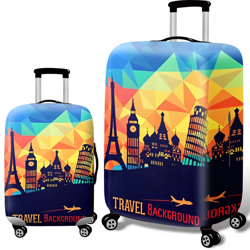 Travel luggage Suitcase Protective Cover Trolley luggage Bag Cover Men Women Thick Elastic Travel Case Cover Travel Accessories - Цвет: 6