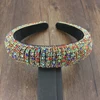 Nuevo espectáculo de danza de la personalidad pasarela brillante Rhinestones Wild geométrica diadema barroco exagerado de moda diadema de temperamento ► Foto 3/6