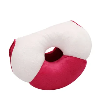 

Office Back Folding Pillow Hip Cushion Lift Up Multifunctional Contrast Color Portable Home Seat Practical Latex Soft