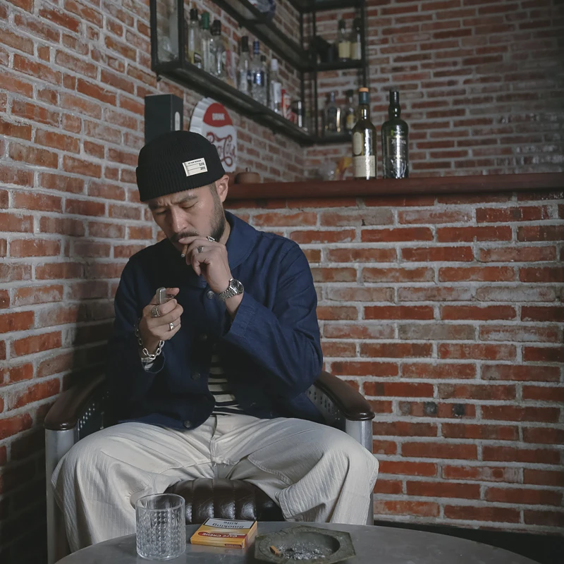 USN-워치 캡 80% 울 WW2 레플리카, 겨울용 따뜻한 니트 두꺼운 모자, 빈티지 밀리터리, 야외용 모자