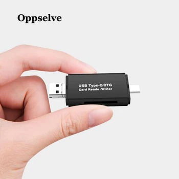 SD Card Reader USB 2.0 OTG Micro USB Type C Card Reader Lector SD Memory Card Reader For Micro SD TF USB Type-C OTG Cardreader usb c hub with sd micro sd card reader for macbook 12 inch