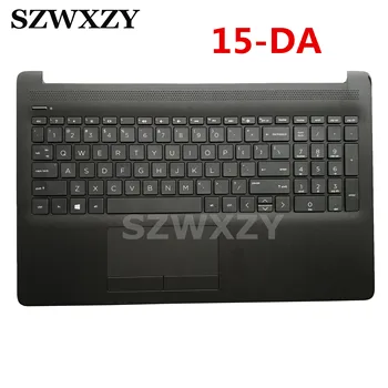 

For HP 15-DA TOP COVER Laptop Keyboard Palmrest Cover US Layout with Touchpad