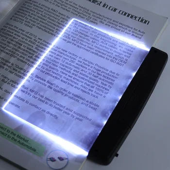 

Book Light Creative LED desk lamps Reading Night Light Flat Plate Portable Car Travel Panel Led for Home Indoor Bedroom