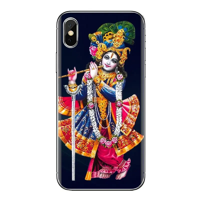Мягкий прозрачный чехол для Xiaomi Redmi 4A S2 Note 3 3S 4 4X 5 Plus 6 7 6A Pro Pocophone F1 Indian god Lord Krishna |