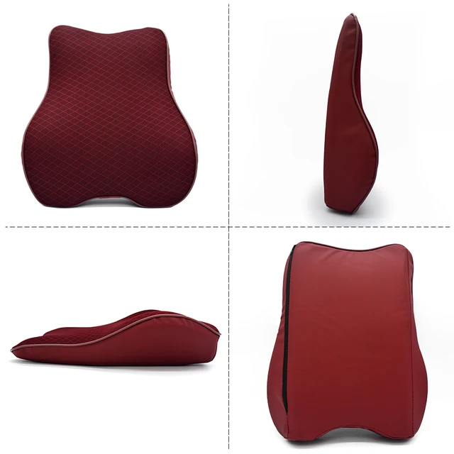 Car Neck Headrest Pillow Cushion Auto Seat Head Support Protector Automobiles Seat Neck Rest Memory Cotton For Office Backrest 6